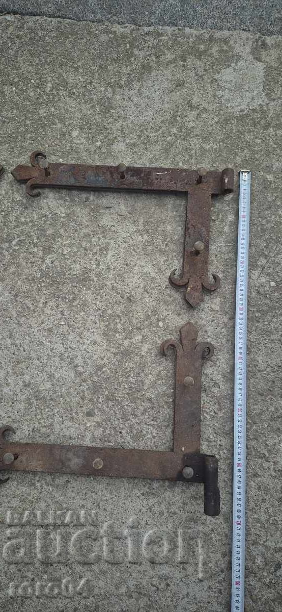 HINGES - HUGE - FORGED - DOUBLE - 6