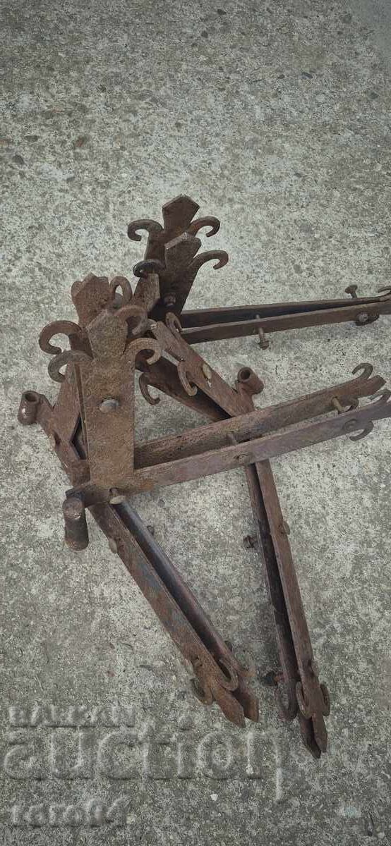 HINGES - HUGE - FORGED - DOUBLE - 7