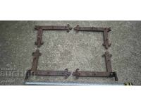 HINGES - HUGE - FORGED - DOUBLE