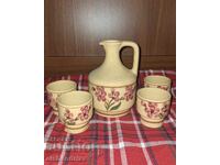 Serviciu ceramica pentru rachiu incalzit