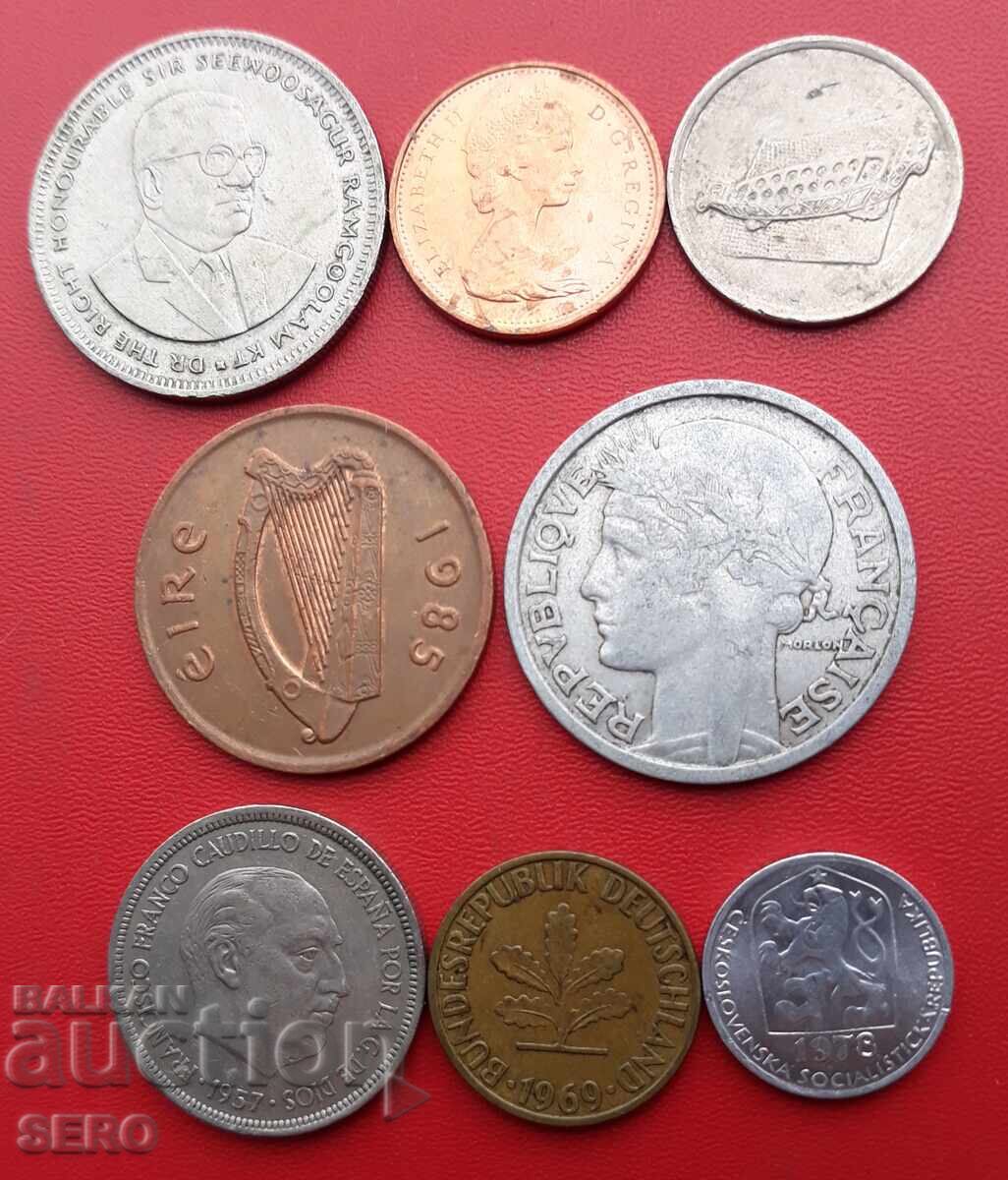 Lot mixt de 8 monede cu preț € 0.51 | 1.00 BGN
