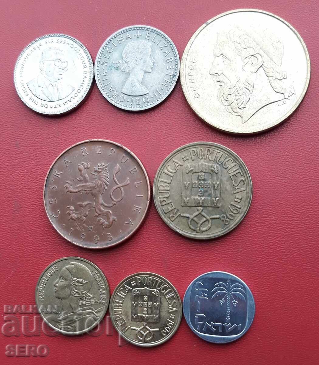 Lot mixt de 8 monede cu preț € 0.51 | 1.00 BGN