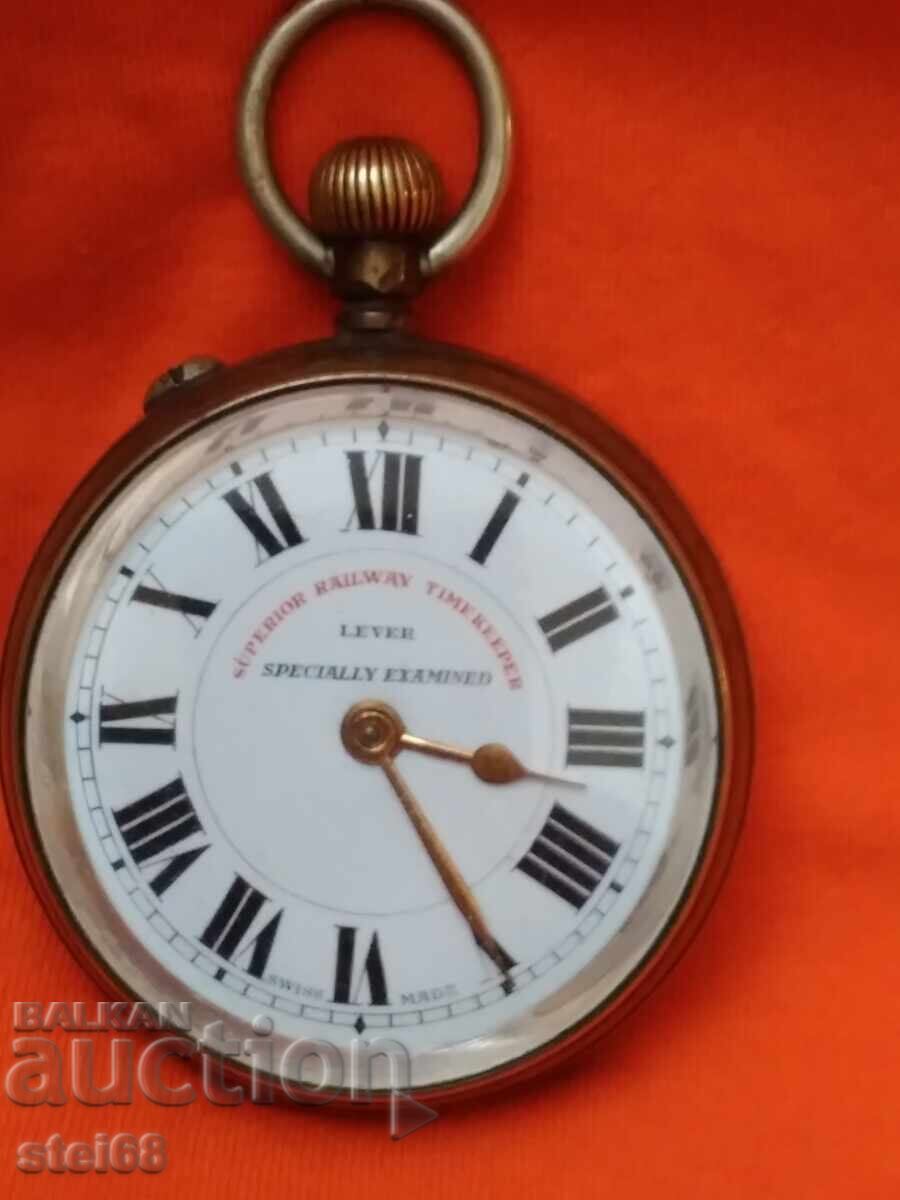 ШВЕЙЦАРСКИ ДЖОБЕН ЧАСОВНИК.-SUPERIOR RAILWAY TIMEKEEPER ШВЕЙЦАРСКИ ДЖОБЕН ЧАСОВНИК.-SUPERIOR RAILWAY TIMEKEEPER