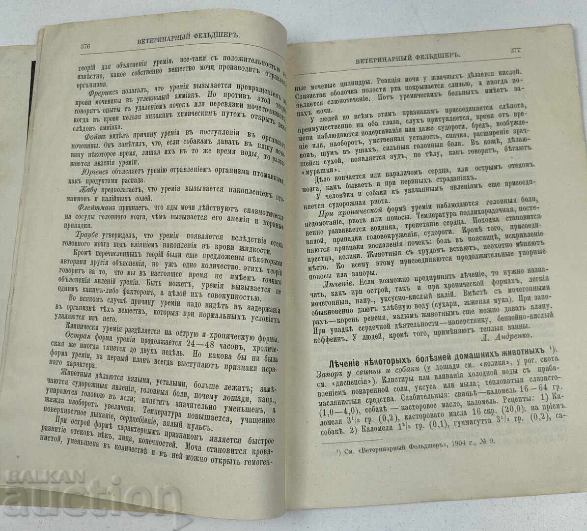 Delivery of 1904 VETERINARY FELDSHER MAGAZINE RUSSIAN LANGUAGE ISSUE 10