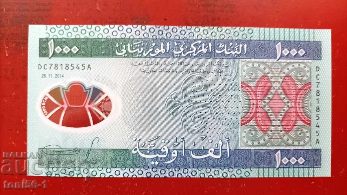 Мавритания 1000 угуиля 2014 - UNC с цена € 1.80 | 3.52 лв. Мавритания 1000 угуиля 2014 - UNC с цена € 1.80 | 3.52 лв.