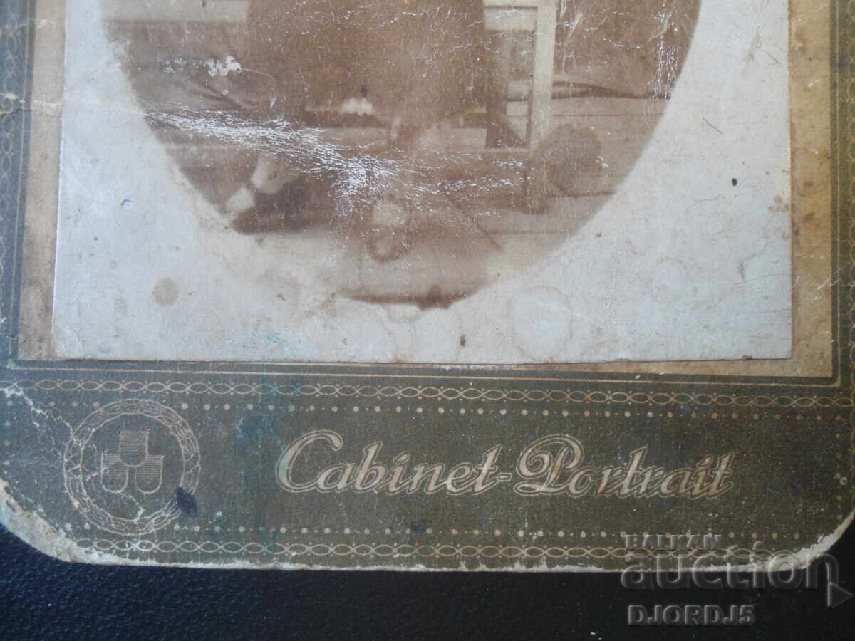 Δημοπρασία Παλιά φωτογραφία σε χαρτόνι, Cabinet - Portrait