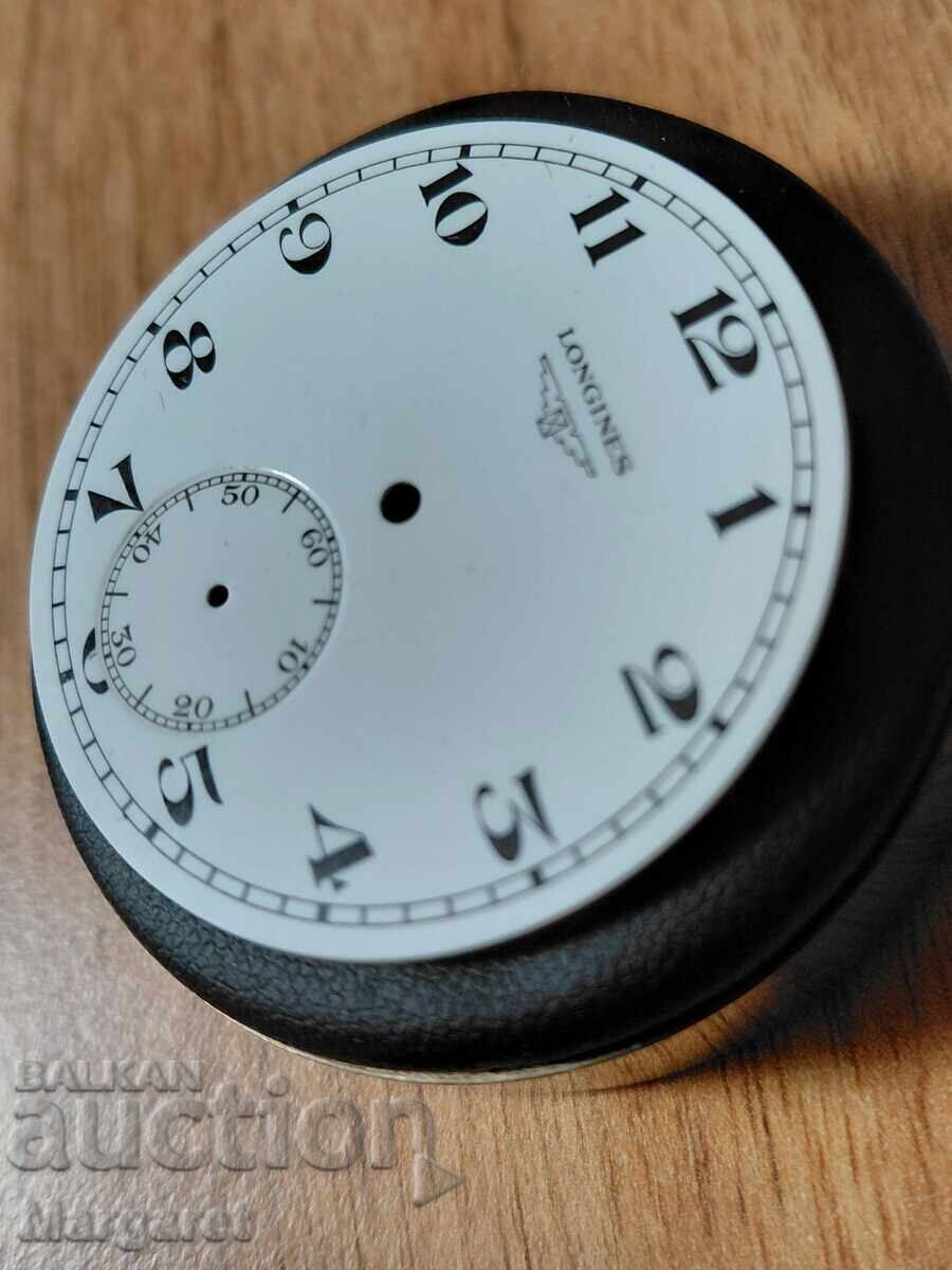 Аукцион Циферблат Longines NOS Чисто нов за джобен часовник