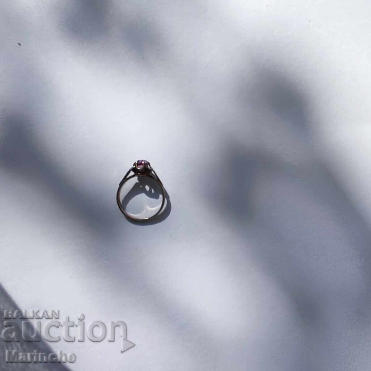 Old Russian ring with amethyst 925 sterling silver with price 25.00 €