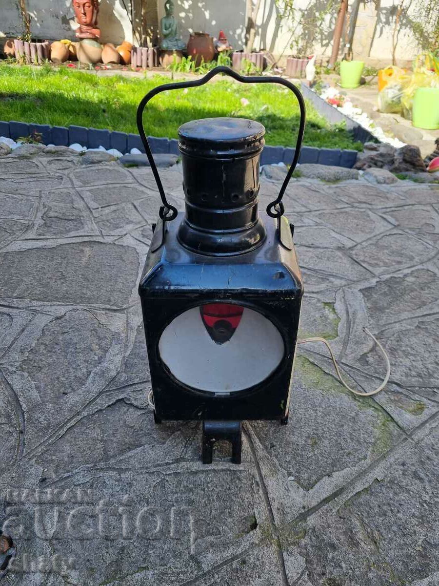 Auction  Old railway lantern