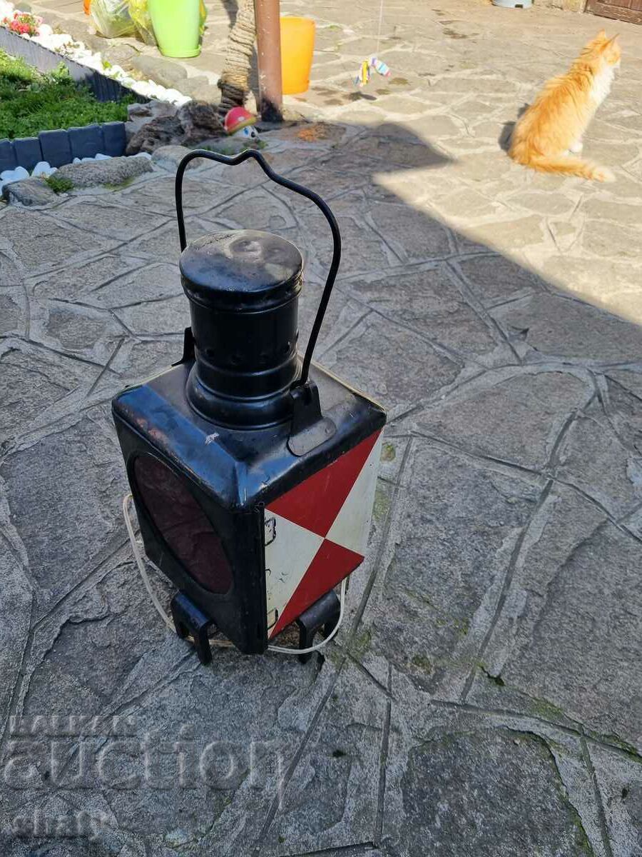 Delivery of Old railway lantern