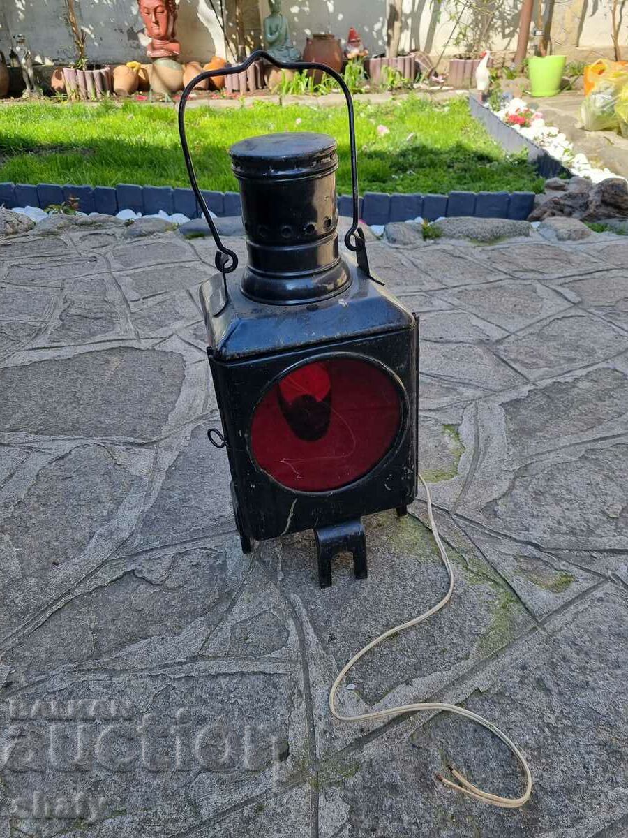 Old railway lantern