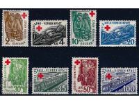 България 1947 - червен кръст 2 MNH