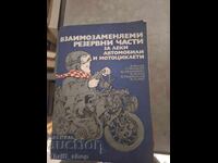 Взаимозаменяеми резервни части за леки автомобили и мотоцикл