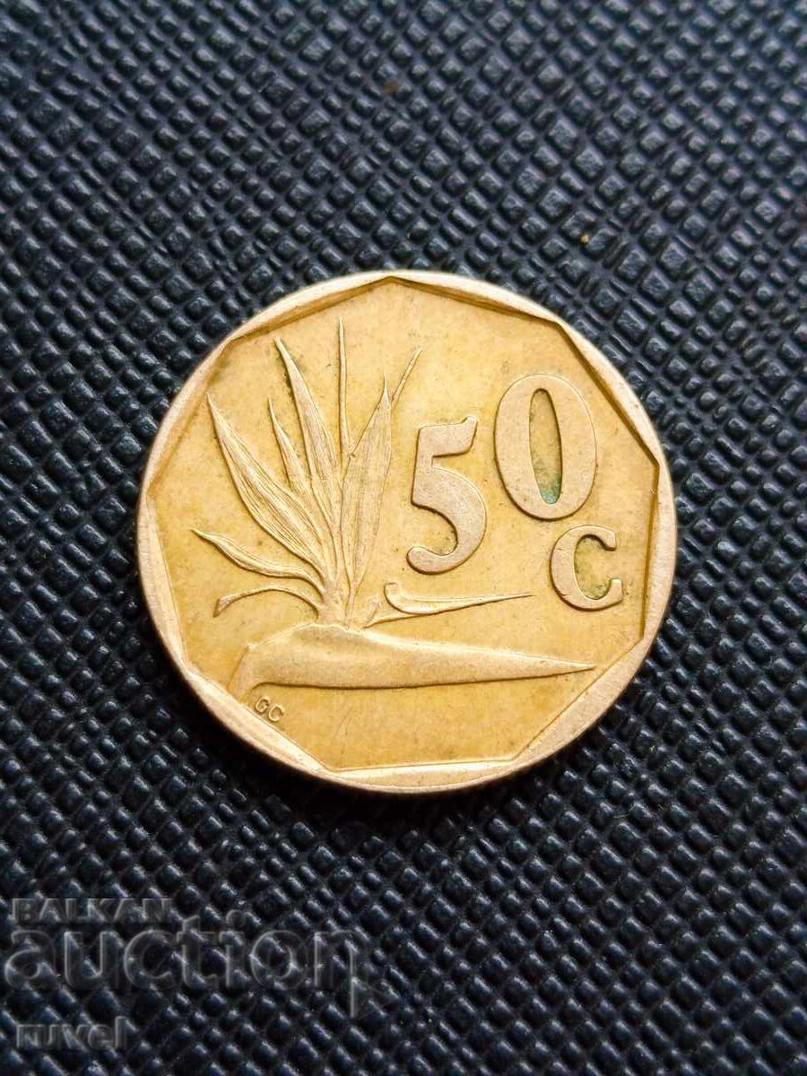 Africa de Sud 50 cenți, 1991