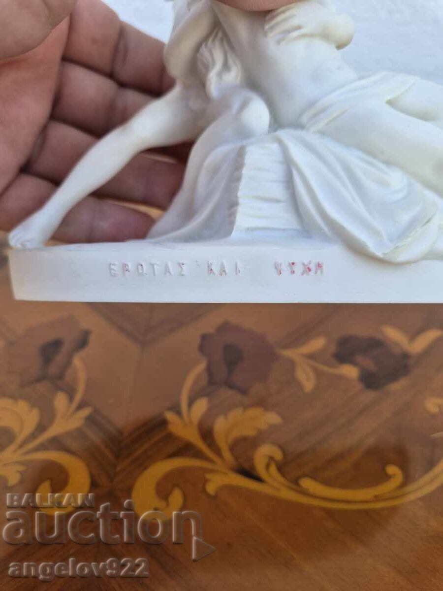 Figurină grecească masivă, statuetă din alabastru!!! - 5