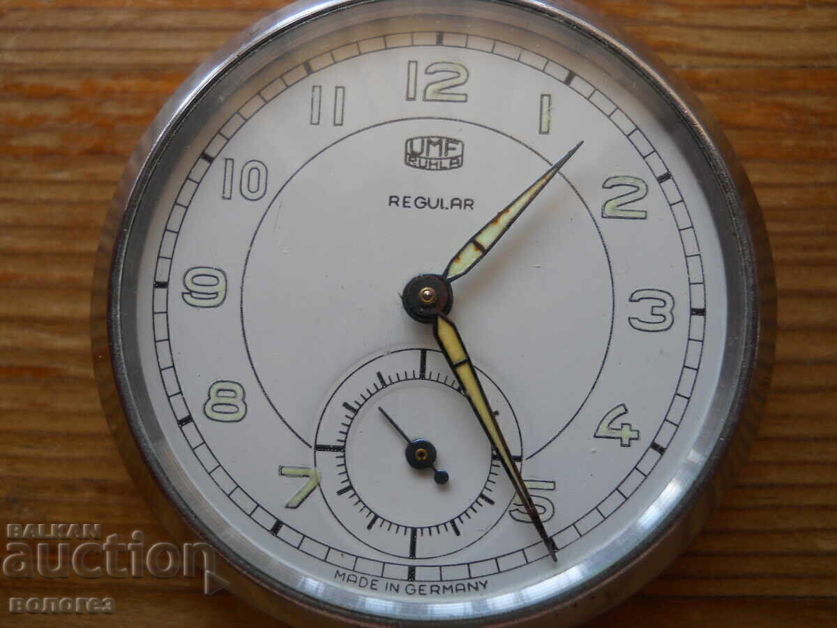 Pocket watch "UMF Ruhla Regular" GDR - working with price € 35.90 | 70.21 BGN Pocket watch "UMF Ruhla Regular" GDR - working with price € 35.90 | 70.21 BGN