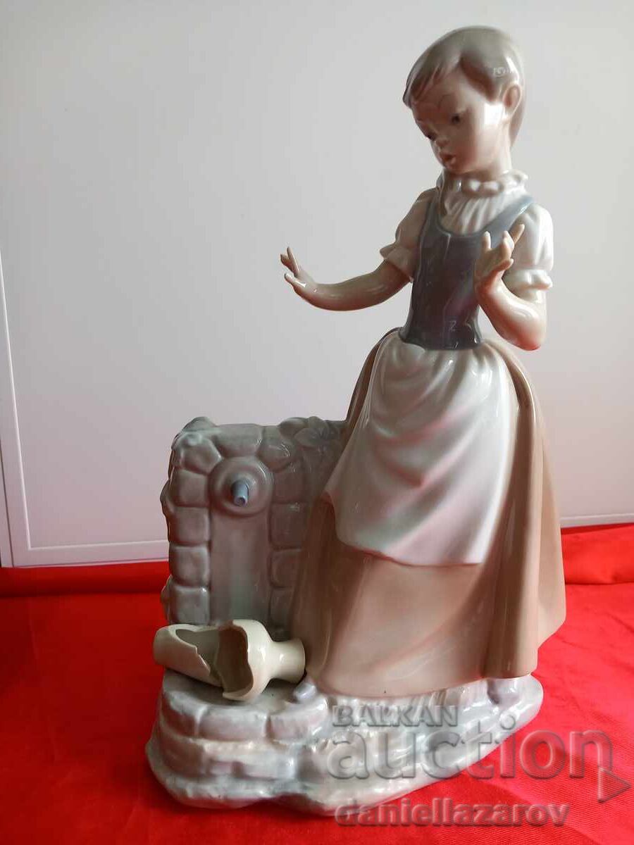 NAO by LLADRO Μεγάλη Πορσελάνινη Φιγούρα "Κορίτσι στη Βρύση" NAO by LLADRO Μεγάλη Πορσελάνινη Φιγούρα "Κορίτσι στη Βρύση"