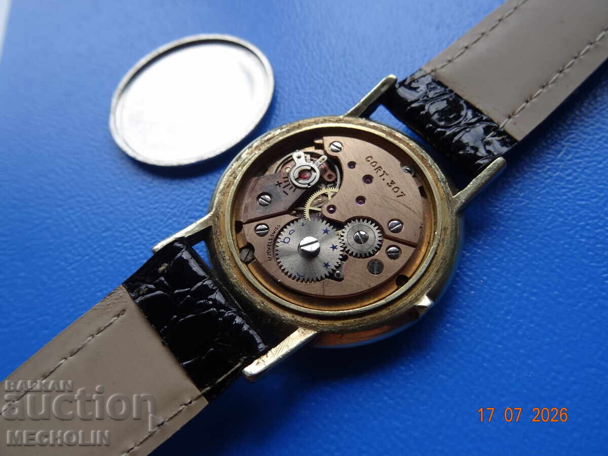 COLLECTIBLE SWISS WATCH CORTEBERT 307 AU