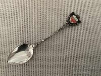Spoon made of 800 grade silver, coat of arms of Tyrol