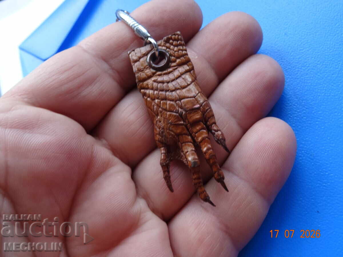 BRELOC DE COLECȚIE LĂBUȚĂ DE ALIGATOR CROCODIL - 5