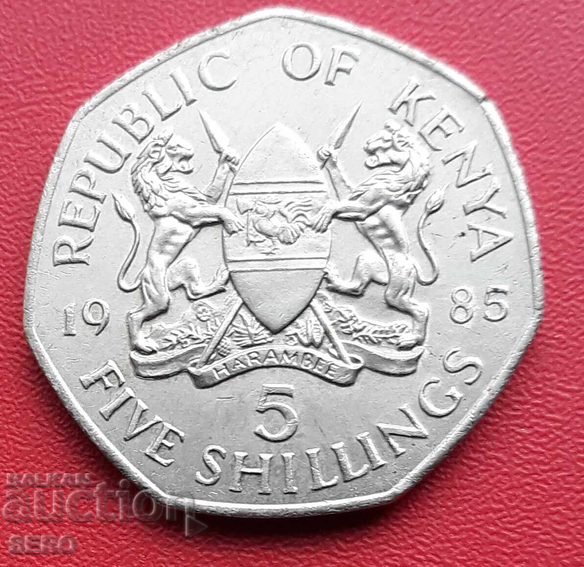 Kenya - 5 șilingi 1985