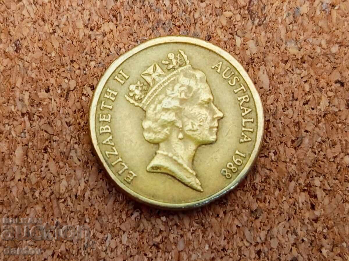 Австралия 2 долара, 1988 г. с цена € 1.40 | 2.74 лв.