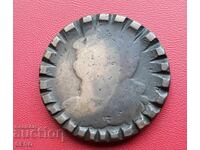 Medal-France-coin 2 sols 1791-1793-made into a token