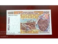 Буркина Фасо 1000 франка  2003 UNC