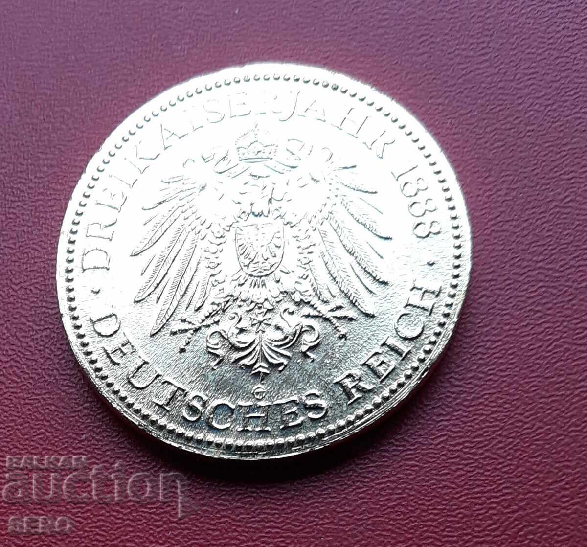 Medal-Germany-Year of the Three Emperors 1888 with price € 2.00 | 3.91 BGN Medal-Germany-Year of the Three Emperors 1888 with price € 2.00 | 3.91 BGN