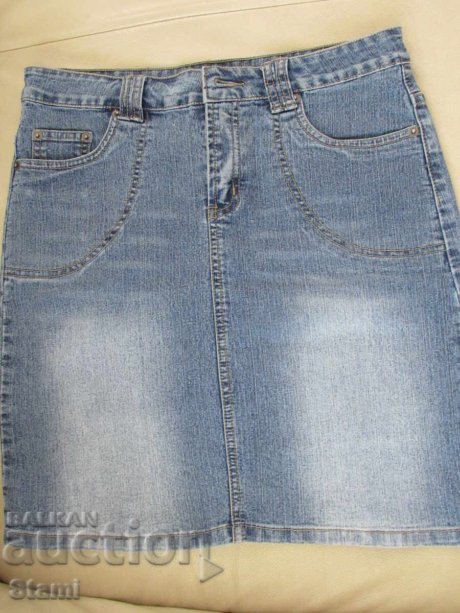 Denim skirt size S 36/38 with price € 9.00 | 17.60 BGN Denim skirt size S 36/38 with price € 9.00 | 17.60 BGN