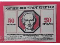Banknote-Germany-Thuringia-Weimar-50 pfennig 1921
