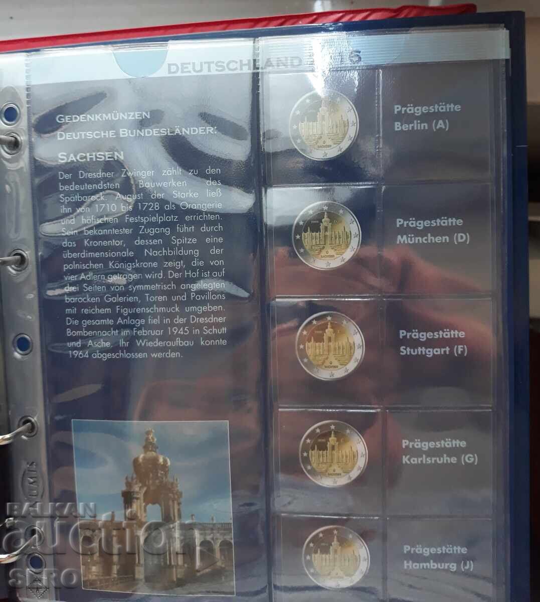 Класьор за монети от 2 евро отсечени в ЕС през 2016 с цена € 7.00 | 13.69 лв. Класьор за монети от 2 евро отсечени в ЕС през 2016 с цена € 7.00 | 13.69 лв.