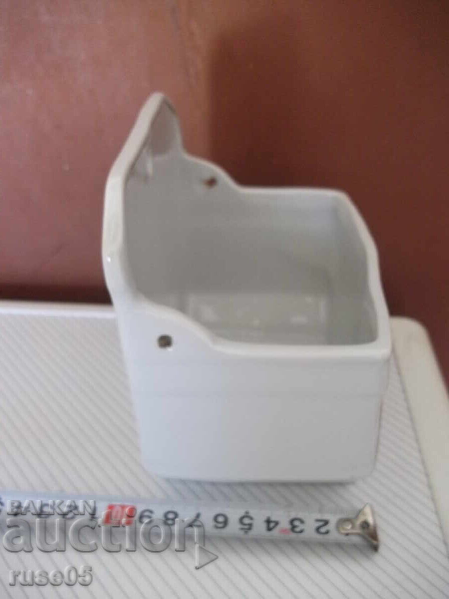 Old porcelain salt cellar with price € 7.67 | 15.00 BGN Old porcelain salt cellar with price € 7.67 | 15.00 BGN