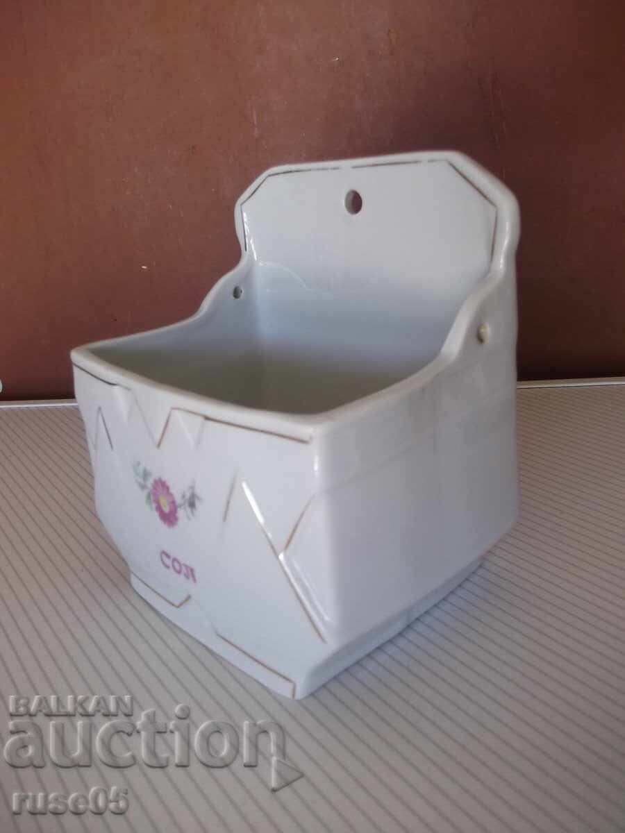 Old porcelain salt cellar - 7 Old porcelain salt cellar - 7