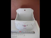 Old porcelain salt cellar