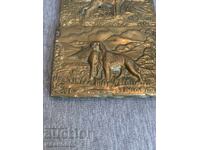 Tablou decorativ pentru perete cu ramă metalică