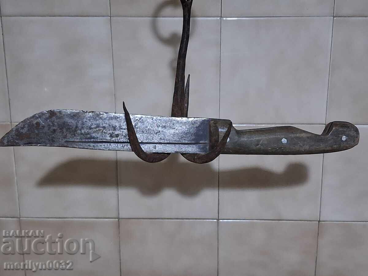 Ръчнокован овчарски нож без кания каракулак Ръчнокован овчарски нож без кания каракулак