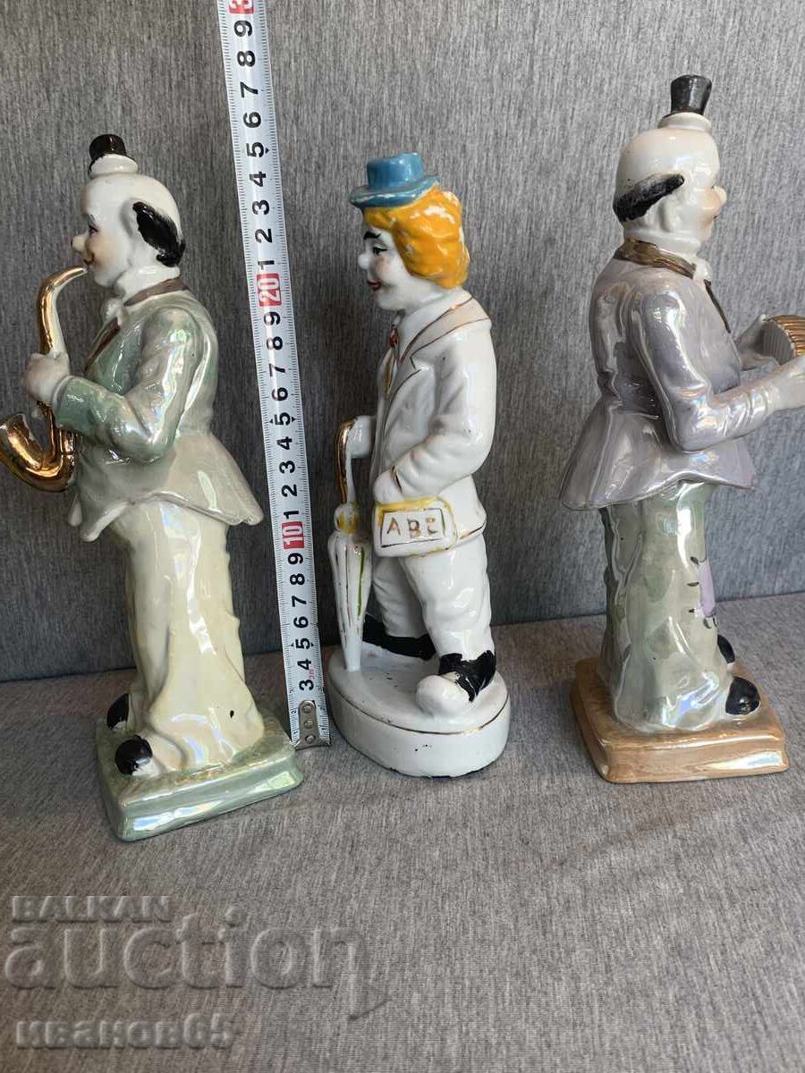 porcelain clowns lot - 5