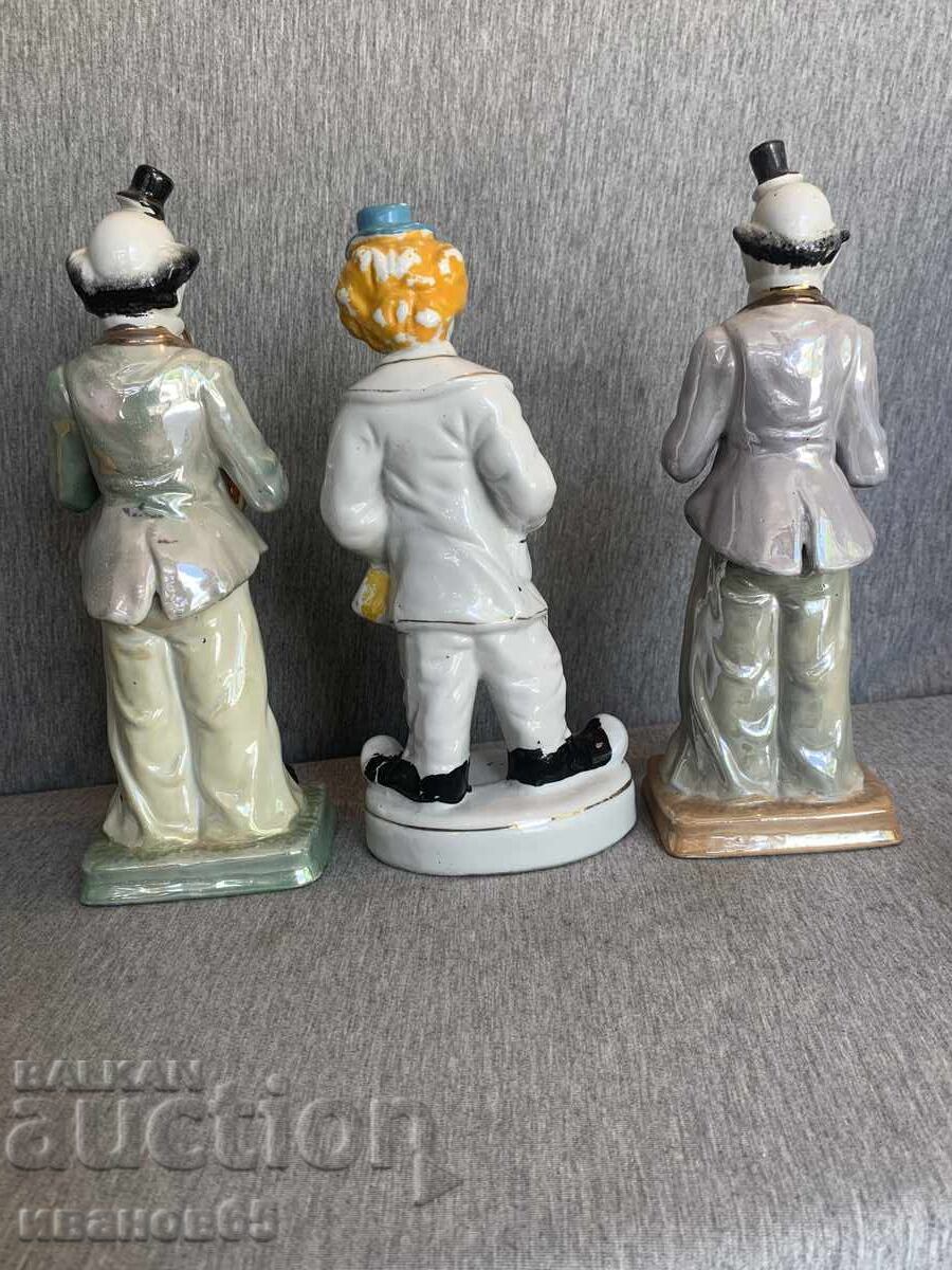 porcelain clowns lot - 6