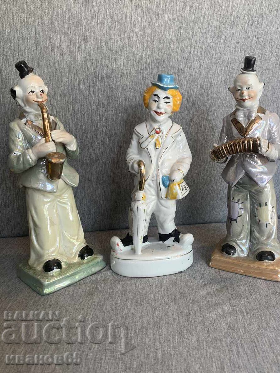 porcelain clowns lot
