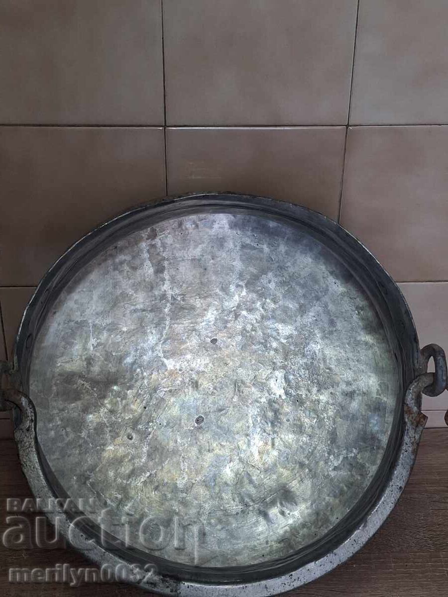 Аукцион Калайдисан котел, бакър, водник, медник меден съд