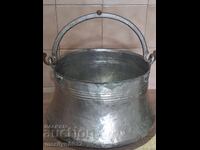 Калайдисан котел, бакър, водник, медник меден съд