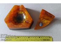 CATALIN BAKELITE pencil holder and massive ashtray /ds1762
