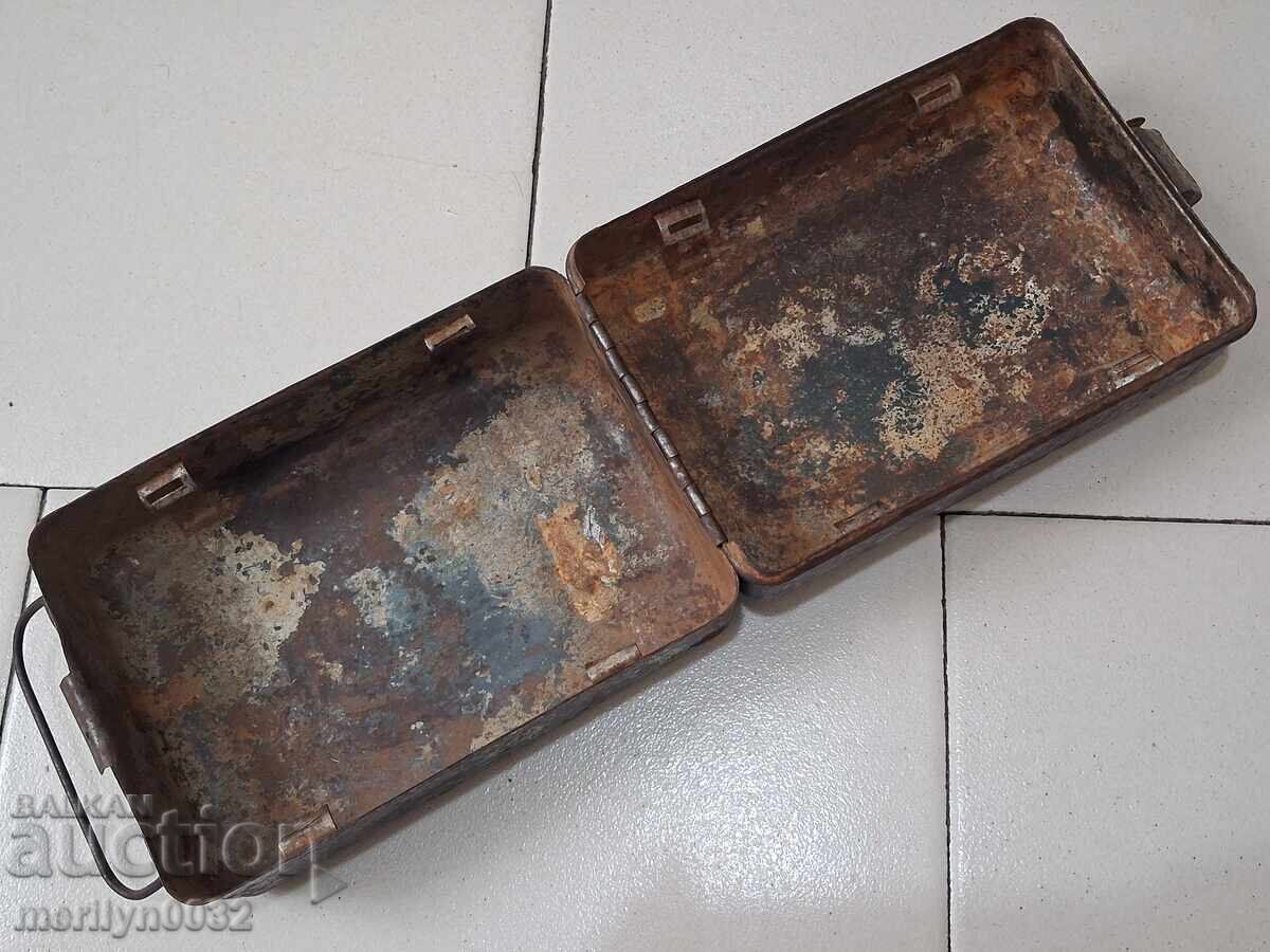 Metal ammunition box Wehrmacht WWII 20/13/8 cm - 5