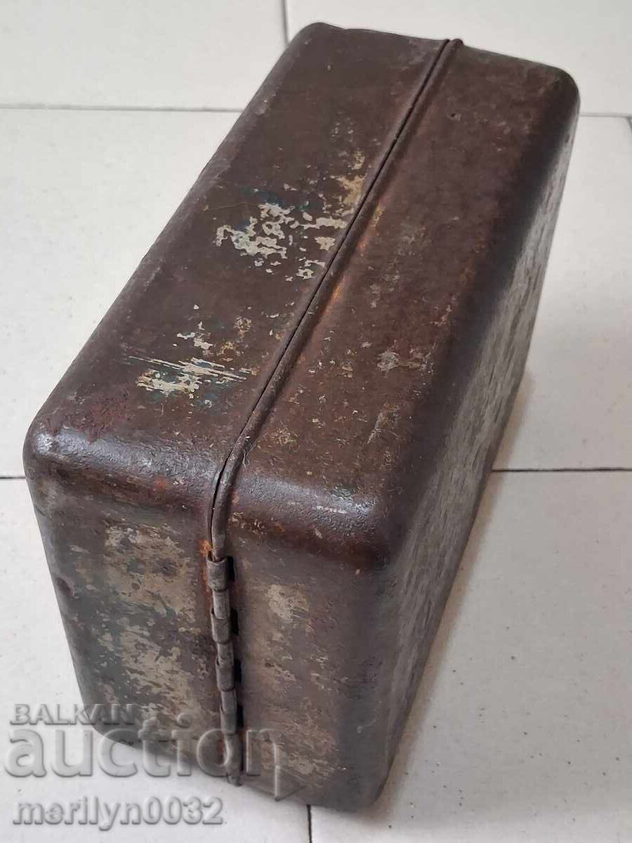 Metal ammunition box Wehrmacht WWII 20/13/8 cm - 7