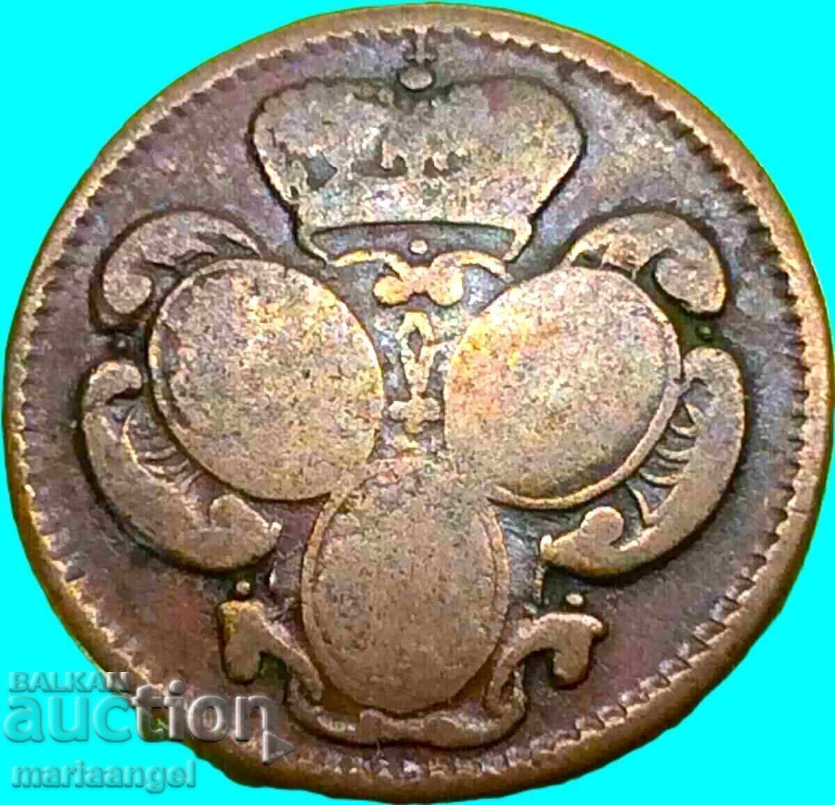 1 грош 1767 Австрия за Чехия Прага Мария Терезия - рядка - 6 1 грош 1767 Австрия за Чехия Прага Мария Терезия - рядка - 6