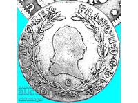 Czech Republic 20 kreuzer 1804 Austria C - Prague Franz II R
