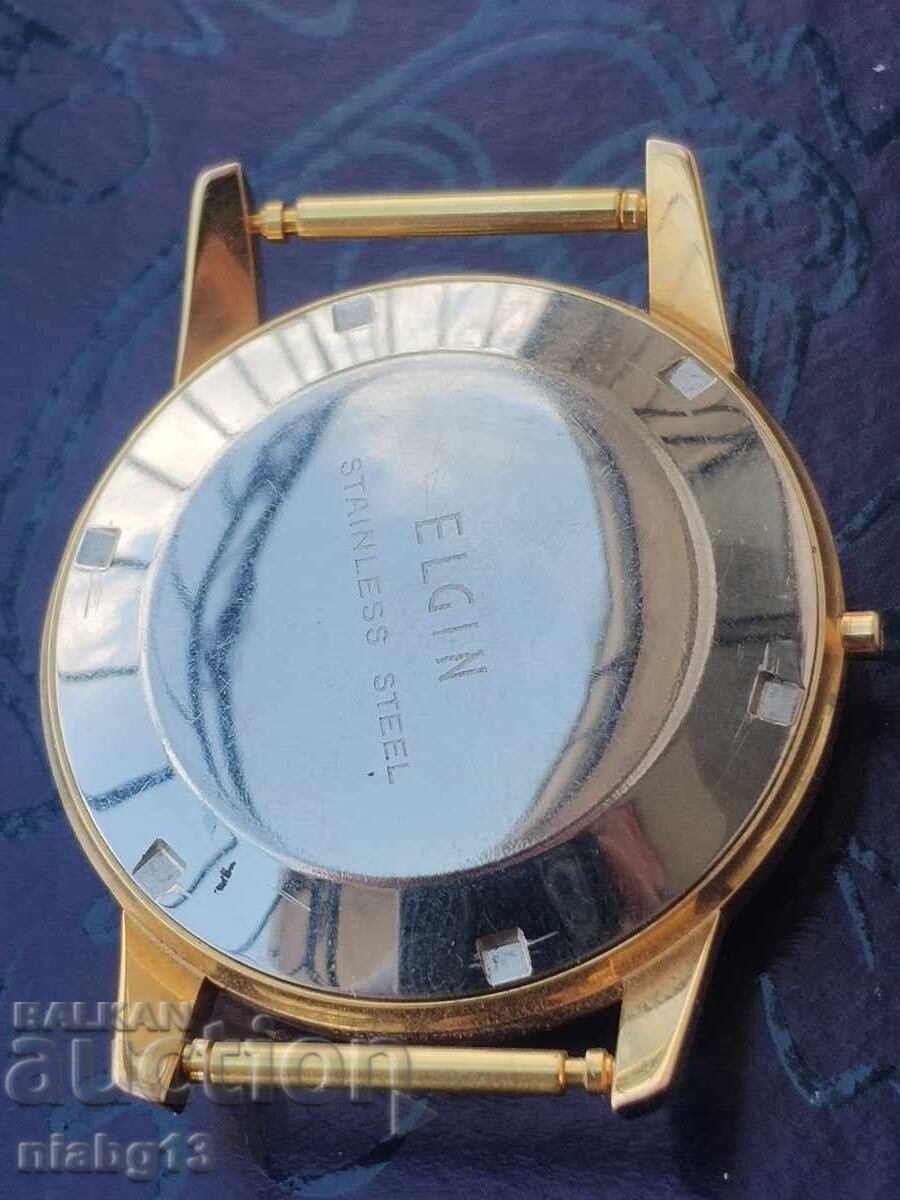 Auction Brand new gold-plated Elgin case Auction Brand new gold-plated Elgin case