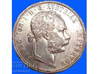 Austria 1 florin 1880 Franz Joseph argint