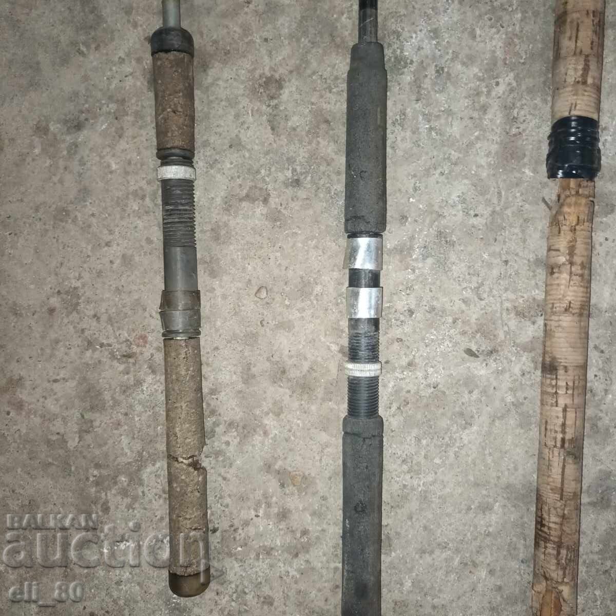 Fishing rods lot of 3 pieces with price € 3.00 | 5.87 BGN Fishing rods lot of 3 pieces with price € 3.00 | 5.87 BGN